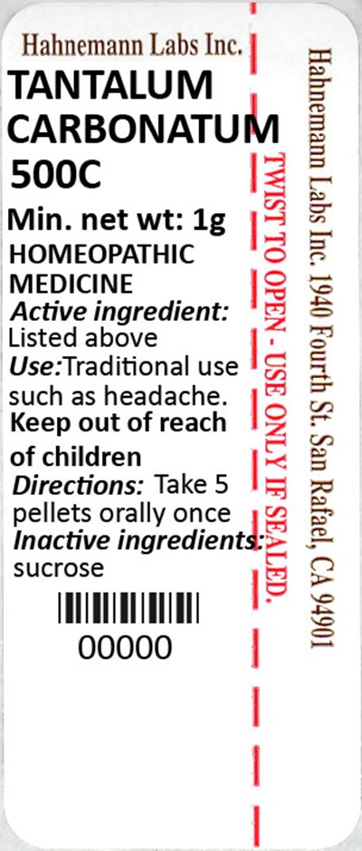 Tantalum Carbonatum 500C 1g - Tantalum Carbonatum 500C 1g